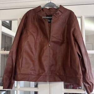 Brandon Thomas Brown Leather Jacket Classic Design